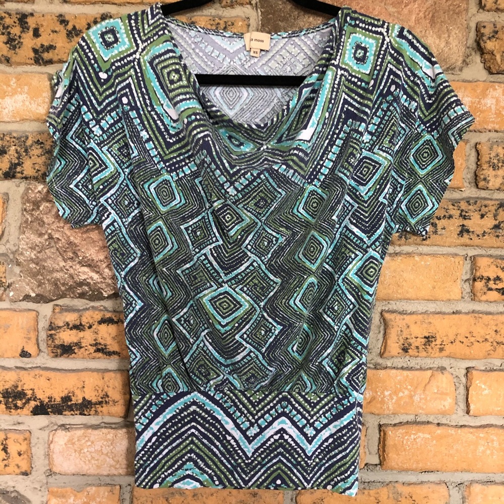 Ella Moss vintage shirt with great print